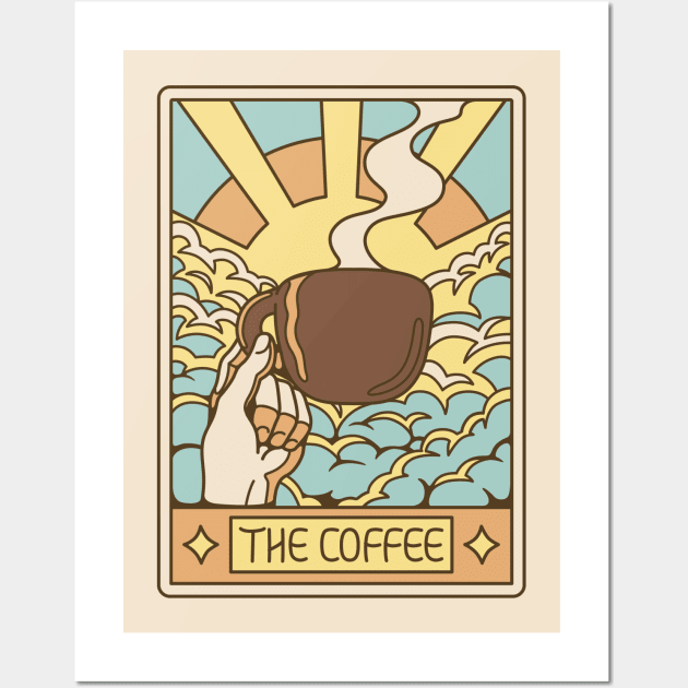 The Coffee Tarot Card by Tobe Fonseca Wall Art by Tobe_Fonseca